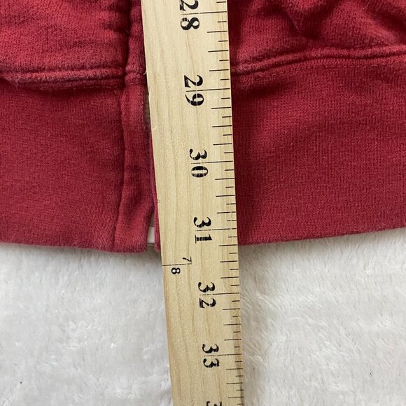 Majestic Baseball Boston Red Sox Striped Sweater Red Full Zip Up 2XL 100% Cotton - Picture 11 of 12